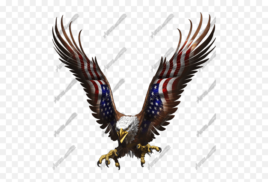 American Eagle Flight Angled - Eagle Flying Straight Emoji,Eagle Emoticon Ipad
