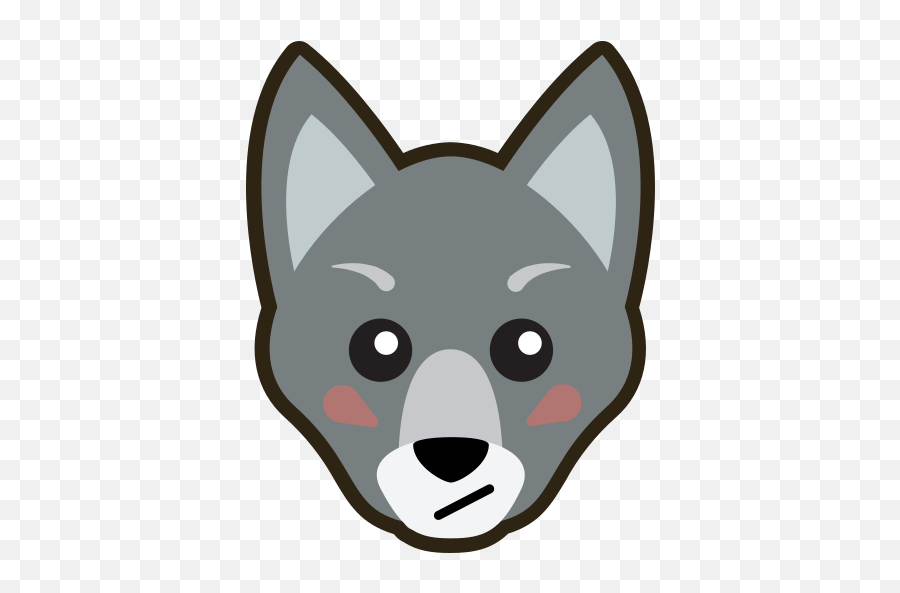 Wolf Animal Free Icon Of Animal - Northern Breed Group Emoji,Is That A Cat Or A Wolf Emoticon