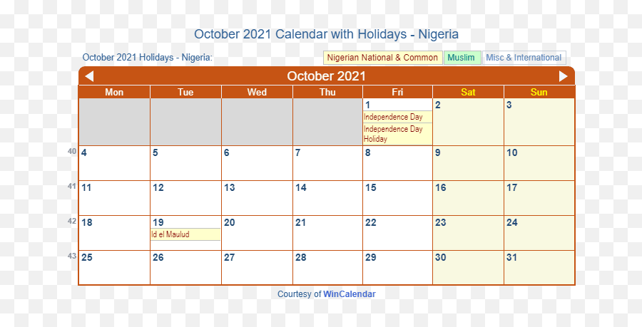 Holiday Calendar Nigeria With Observances U0026 Today Emoji,Holiday Occasions For Iphone 6 Emojis
