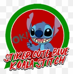 Sticker Cute Blue Koala Stitch - Stiker Untuk Wa Apk 10 Emoji,Koala Emoji Pack