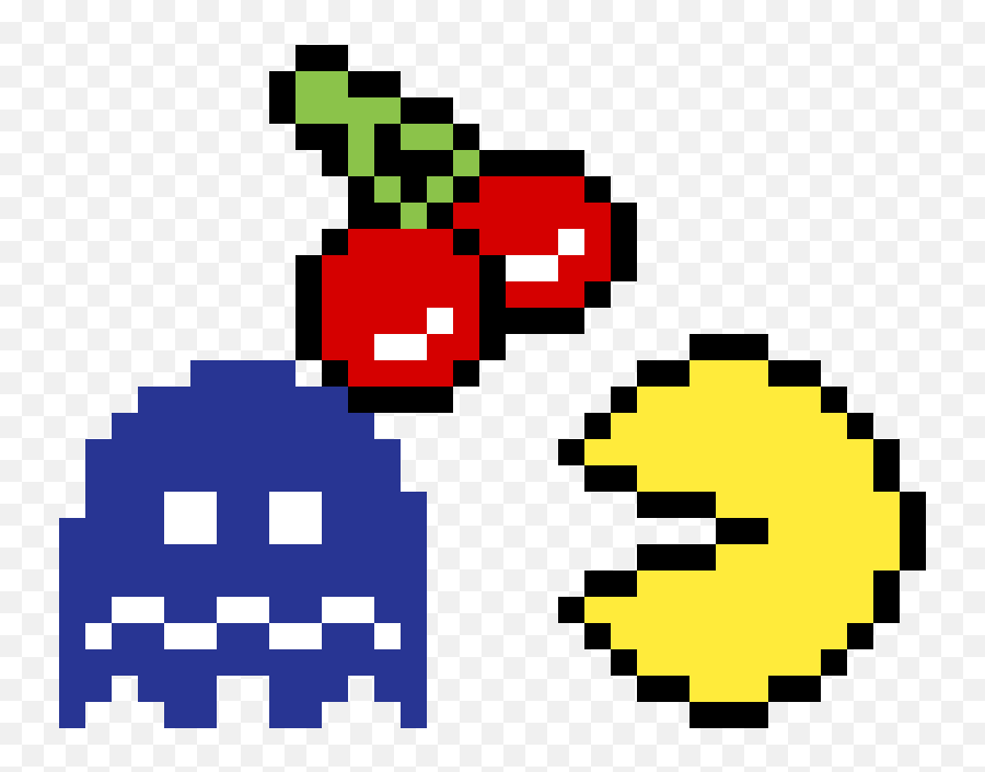 Pixilart - Pacman By Littleemoji Donut Pixel Art,Little Emoji