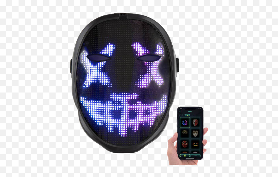 1 Rated Led Halloween Mask - 50 Off Sale U2013 Lmask Pro Emoji,How To Use Emojis On Galaxy J3 Mission Smartphone