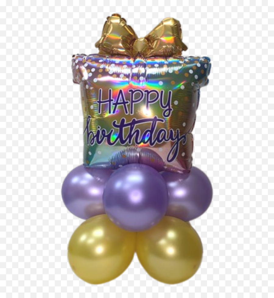 Opal Birthday Present Balloon Kit Emoji,Happy Birthday Emoticon Jp