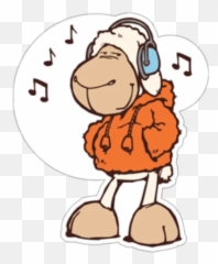 Telegram Sticker From Collection Cute Sheep Emoji,Cute Lamb Emoji