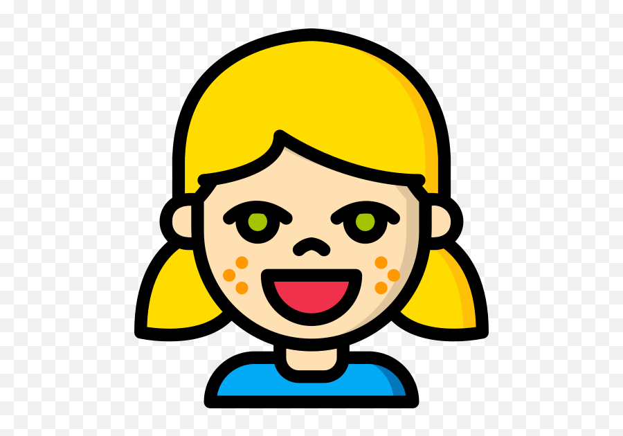 Girl - Free People Icons Emoji,Surprised Emoji From Girl