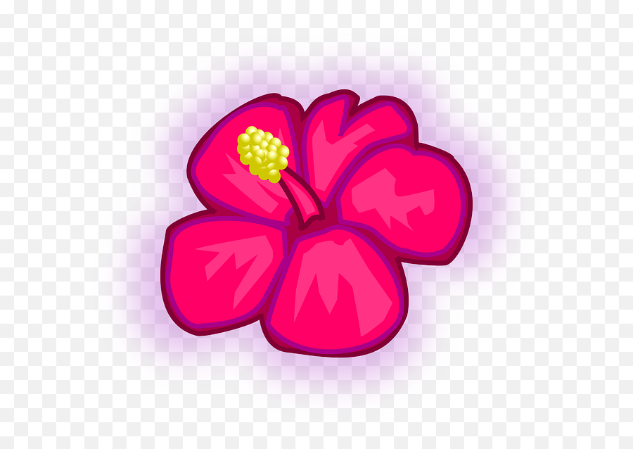 Flowers Flower Clipart Hawaiian Flowers - Tropical Flor Hawaiana Dibujo Emoji,Tropical Flower Emoji
