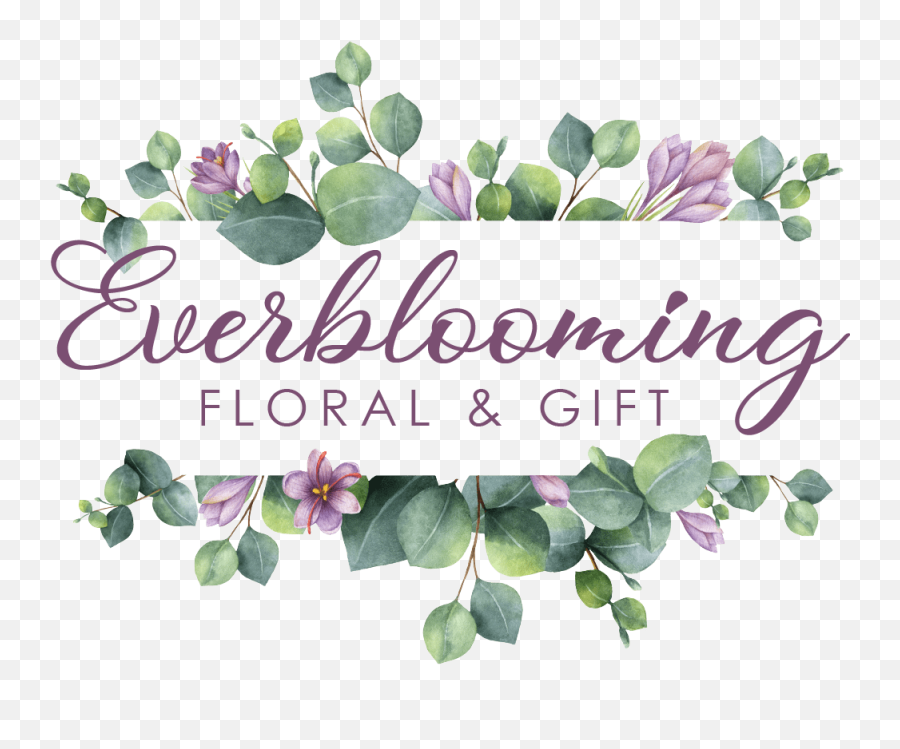 Yorba Linda Florist Flower Delivery By Everblooming Floral - Watercolor Eucalyptus Frame Png Emoji,Gift Emotions