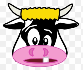 Free Photo Funny Cartoon Cow Animal Moo Head - Max Pixel Funny Cartoon Animal Faces Emoji,Gambar Emotion Blackberry