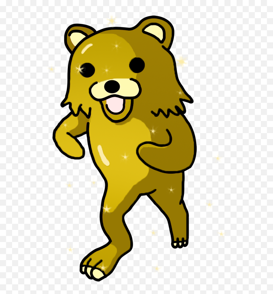 Yellow Mammal Bear Clip Art Carnivoran Cat Like Mammal - Old 4chan Greentext Emoji,Deep Fried Thinking Emoji