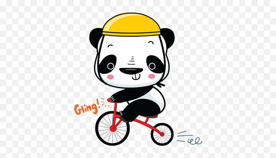 Panda Emoji Sillyhilli Festa De Panda Mesversario,Bicycle Emoji