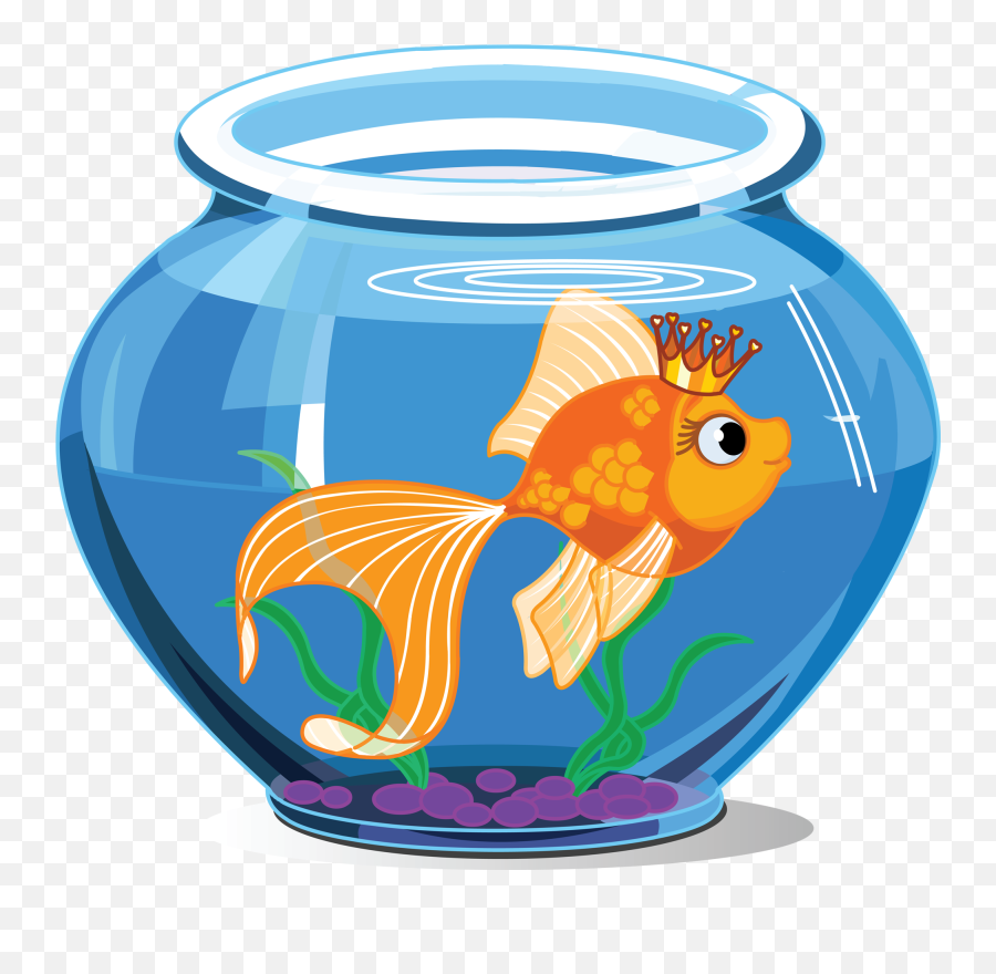 Tropical Fish Pet Pencil - Fish Inside The Aquarium Clipart Emoji,Gold Fish Emoji