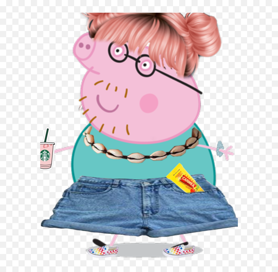 Visco Daddypig Stunning Sticker - Daddy Pig Emoji,Emojis Viscos