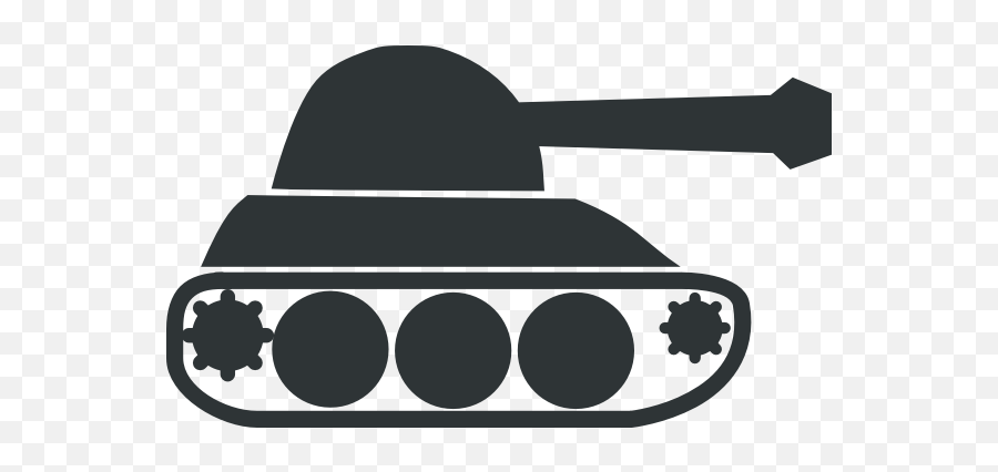 Black Army Tank Vector Icon - Army Tank Clipart Png Tank Clip Art Emoji,Military Emoji For Iphone