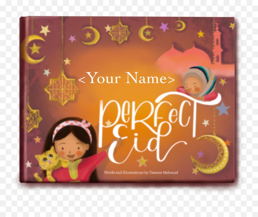 Personalised U0027perfect Eidu0027 Book Girls - New Year Emoji,Children's Book Emojis