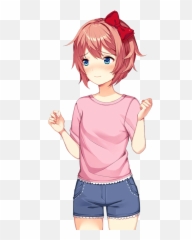 Sayori - Sayori Waifu Emoji,Doki Doki Smile Emoji