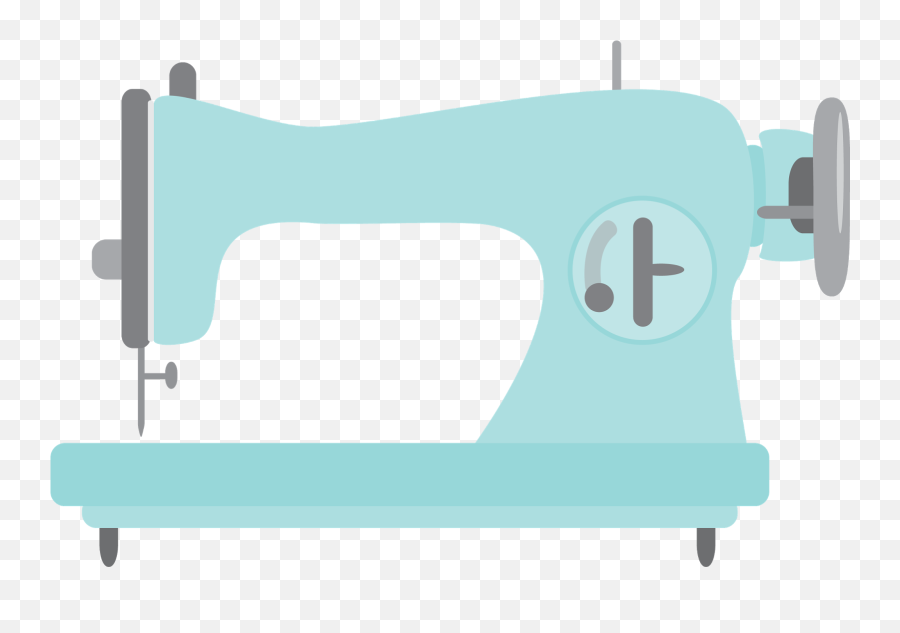 Retro Sewing Clip Art - Transparent Sewing Machine Cartoon Emoji,Sewing Machine Emoticon