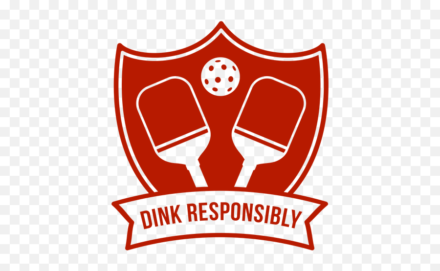 Dink Responsibly Pickleball Badge - Logo Fishing Club Png Emoji,Icon Emotion Pgn
