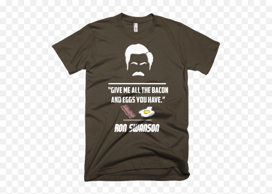 Ron Swanson Jersey Short Sleeve Men T - Sitting Bull Shirt Emoji,Ron Swanson Not Good Emotions