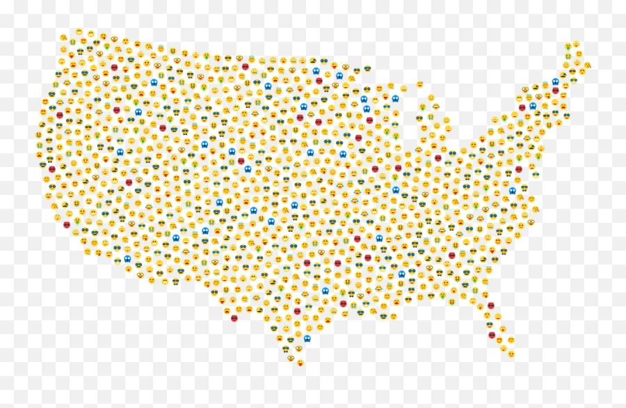 Emoji United States America - Free Vector Graphic On Pixabay Lots Of Tiny Dots,Relief Emoji