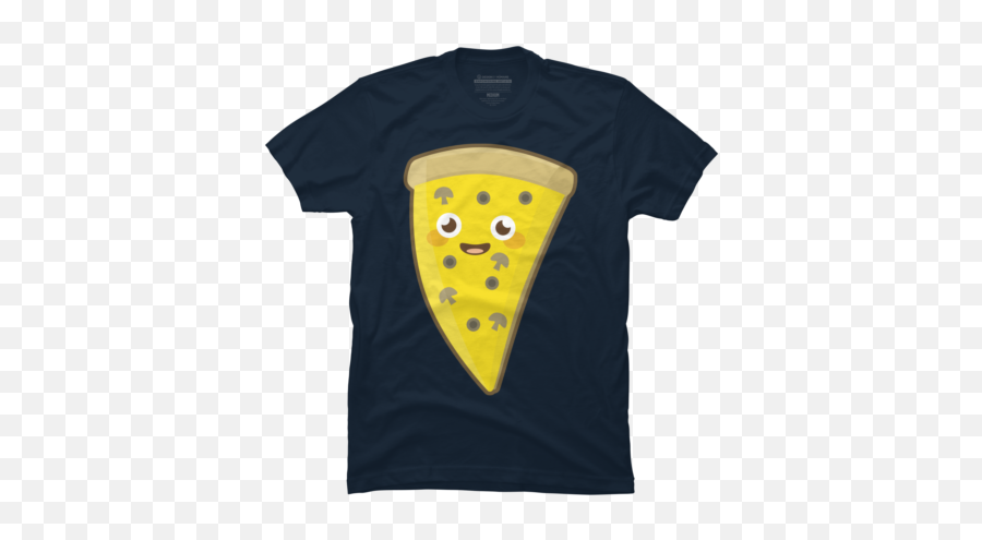 Kawaii Collection Food U0026 Drink Kawaii Collection T - Shirts Emoji,Yum Emoticon Pizza