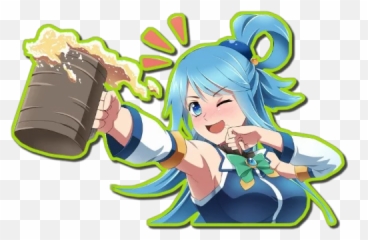 Aqua Kazuma - Konosuba Wo Emoji,Aqua Emoticon Konosuba