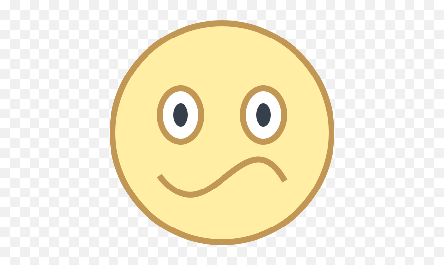 Confused Icon In Office Style - Happy Emoji,Confused Emoticon For Fb