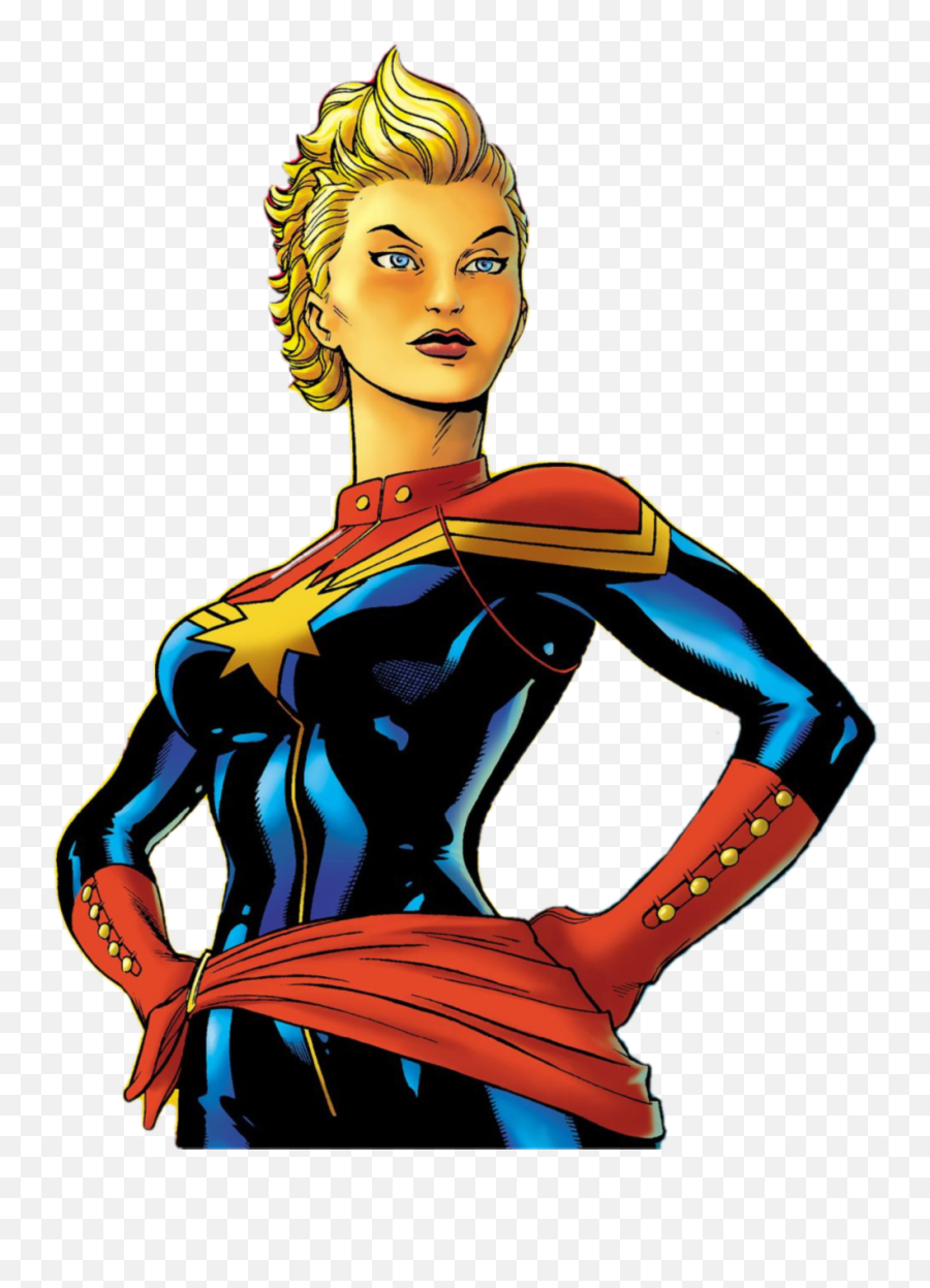 Comic Captain Marvel Png High - Captain Marvel Comic Png Emoji,Are There Captain Marvel Emojis