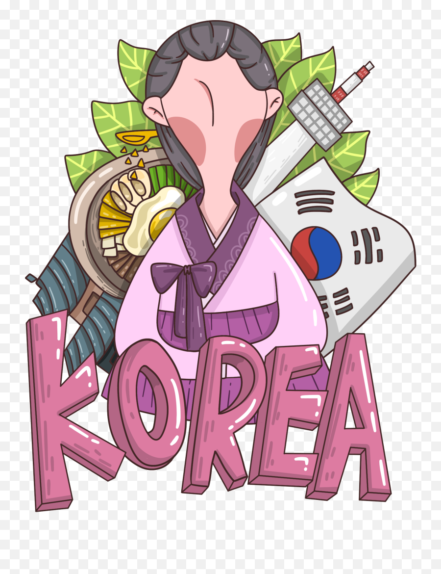 Cartoon Creative Tidal Korean Element Png And Psd - Cartoon Emoji,Apple Emojis Psd