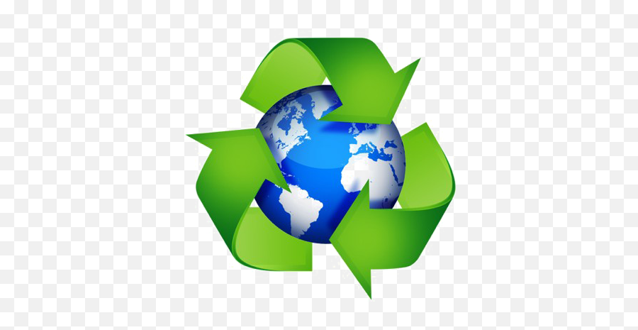 Recycling Earth Png Image With - Recycle Sign Around The World Emoji,Recycling Emojis With A Blue Background