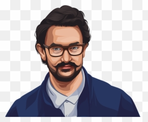 Celebrity Actor Acting Character - Aamir Khan Vector Illustration Emoji,Movie Acting Character Emotions