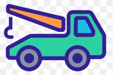 Towing Vehicle Colored Outline Icon Emoji,Dumptruck Emojis
