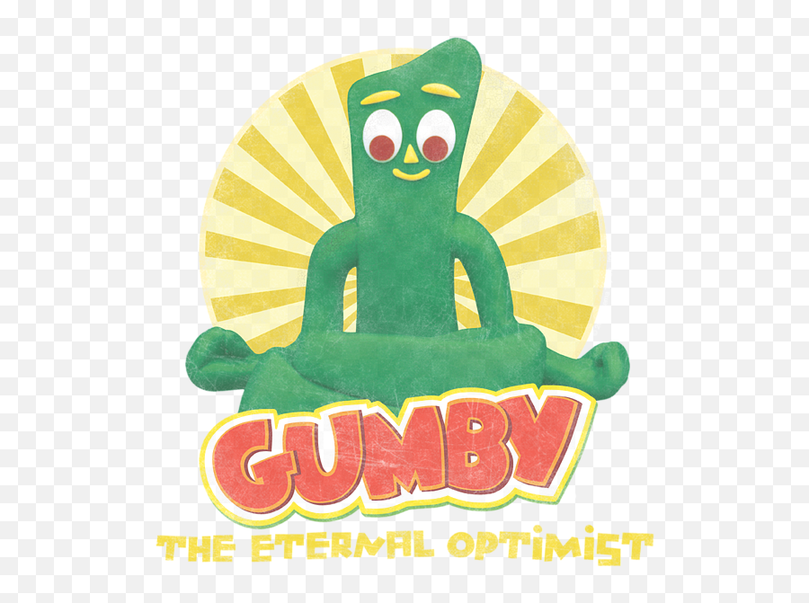 Gumby - Optimist Youth Tshirt For Sale By Brand A Emoji,Emoticon Bendables