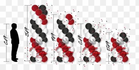 8ft Column - Balloon Kings Emoji,Silhouette Emojis For Facebook