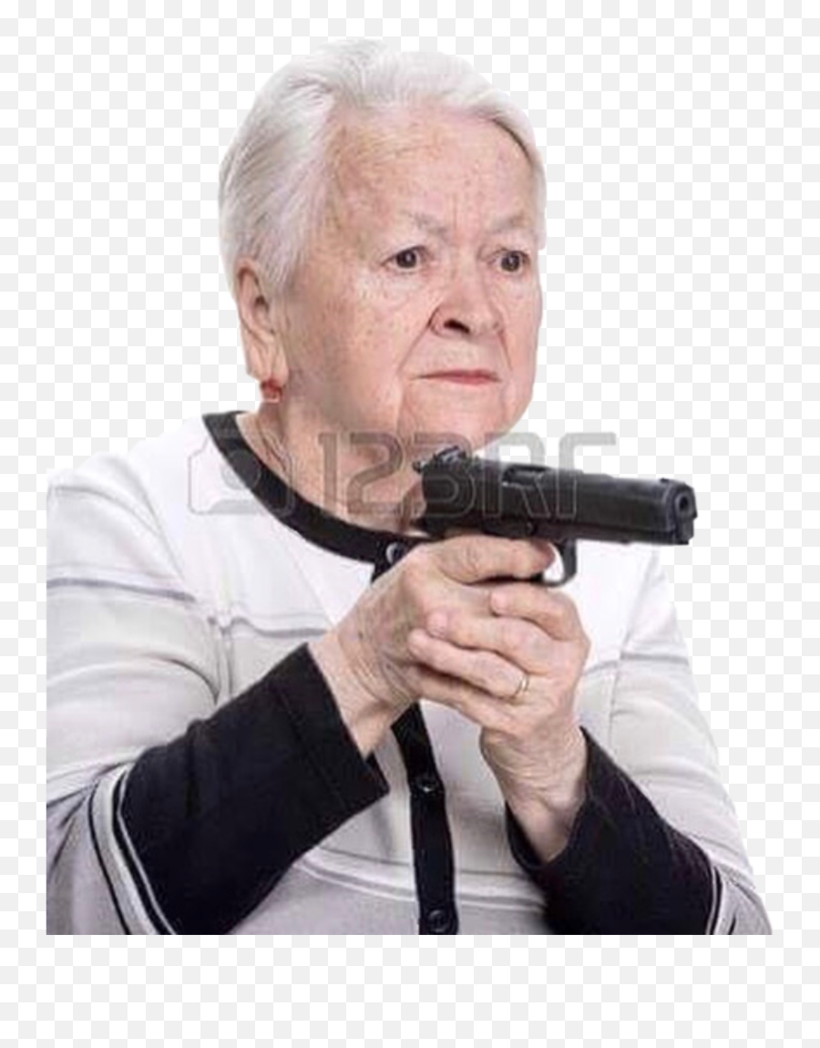 Lmaooo Me Girl Me Sticker - Grandma Gun Emoji,Emoji Gun And Microphone