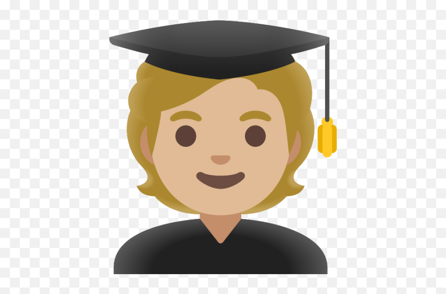 Student Medium - Light Skin Tone Emoji Download For Free,How To Put Emoticon Over Student Face In Picture