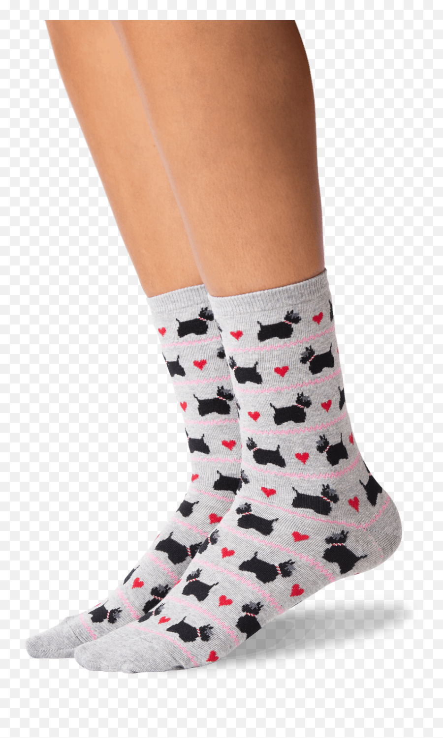 Womens Scottie Dogs And Hearts Socks U2013 Hotsox Emoji,Banbang Emoji