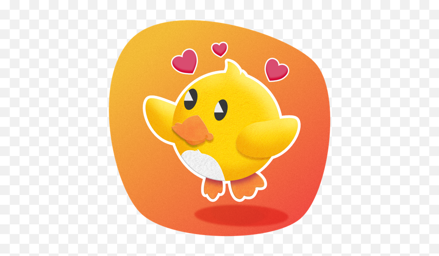 Duckling Duck By Rodrigo Morales Emoji,Baby Chick Emoji