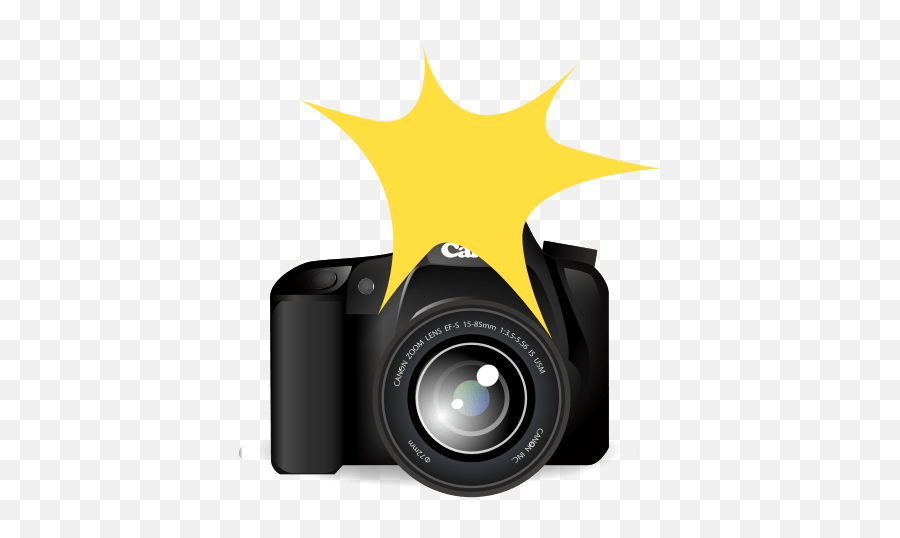 Camera With Flash - Camera Emoji Transparent Background,Camera With Flash Emoji
