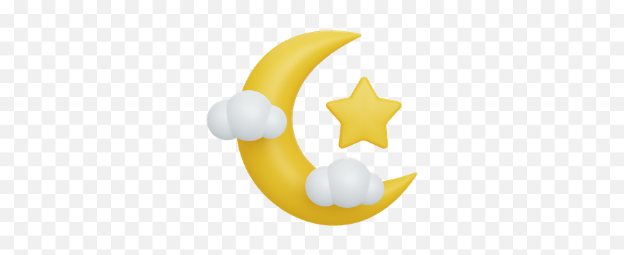 Moon And Star 3d Illustrations Designs Images Vectors Hd Emoji,Cute Moon Emojis