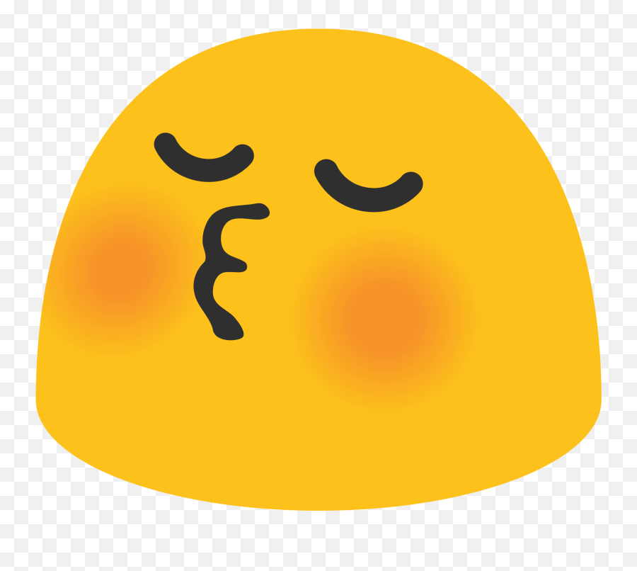 List Of Android Smileys People Emojis - Closed Eyes Kiss Emoji,Kiss Emoji