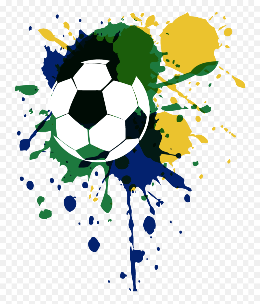 Paint Explosion Football Home Wall Sticker - Football Emoji,Father's Day Emoticons