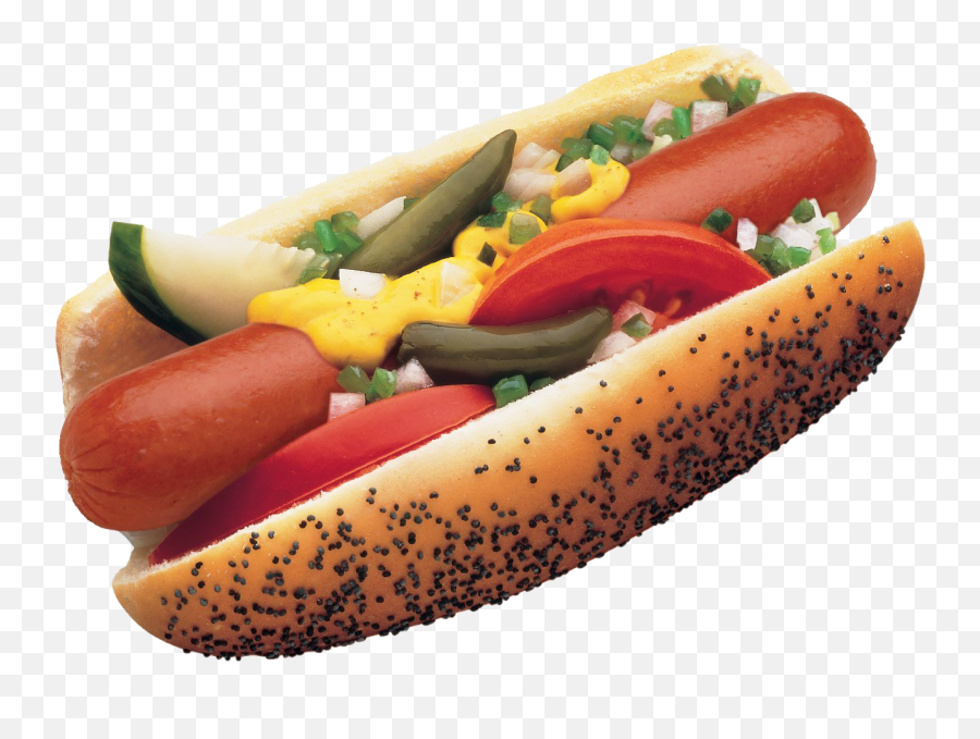 Chicago Style Hot Dog Transparent - Chicago Hot Dog Png Emoji,Dancing Hot Dog Emoji