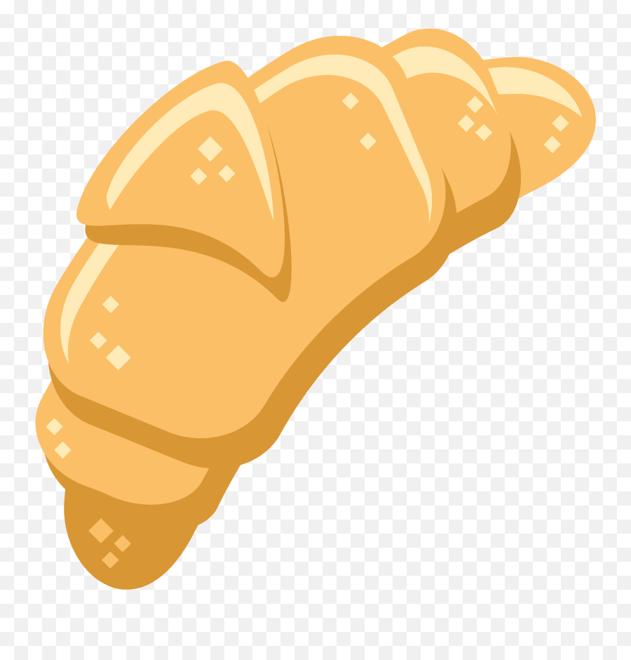Croissant Emoji Clipart - Pastry Emoji,Croissant Emoji
