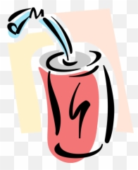 Vector Illustration Of Soda Pop Soft Drink Refreshment - Clipart Refrigerante Emoji,Soft Drink Emoji