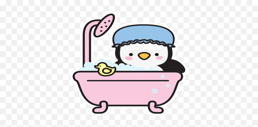 Top Relaxed Stickers For Android U0026 Ios Gfycat - Take A Shower Cartoon Gif Emoji,Relax Emoji