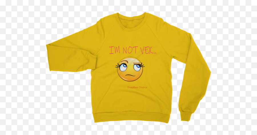 Im Not Vex Classic Adult Sweatshirt - Funny Trump Sweatshirts Emoji,Emoji Sweatshirt For Boys