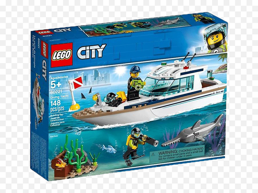 Lego Diving Yatch Set - Lego City Legos For Boys Emoji,Boy Scout Emoji