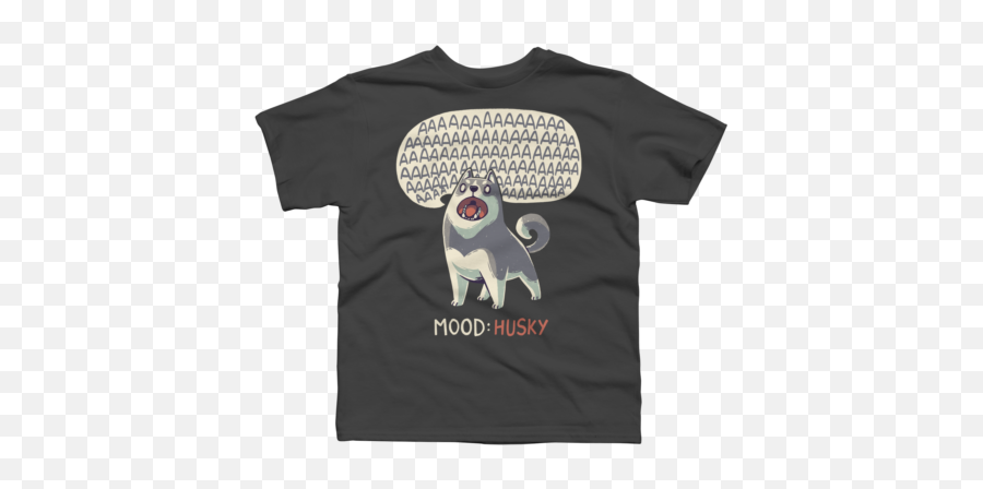 Dog Boys T - Mood Husky Emoji,Boys Emoji Tshirts