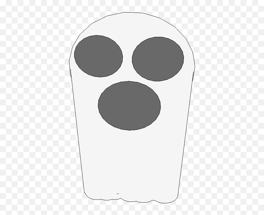 Download Spooky Ghost - Dot Emoji,Spooky Ghost Emoji