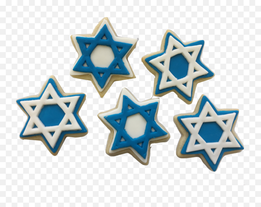 Hanukkah U2013 Wwwbrookiescookiesnyccom - Star Of David Cookie Emoji,Dreidel Emoji